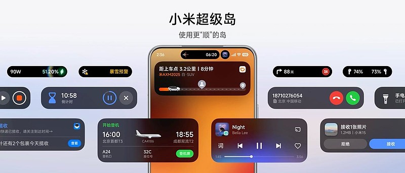 小米澎湃OS 3正式发布：全面接入苹果生态，与iPhone双持体验更佳-锋巢网