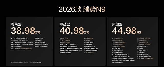 国民女神高圆圆代言！2026款腾势N9正式上市，38.98万元起！-锋巢网
