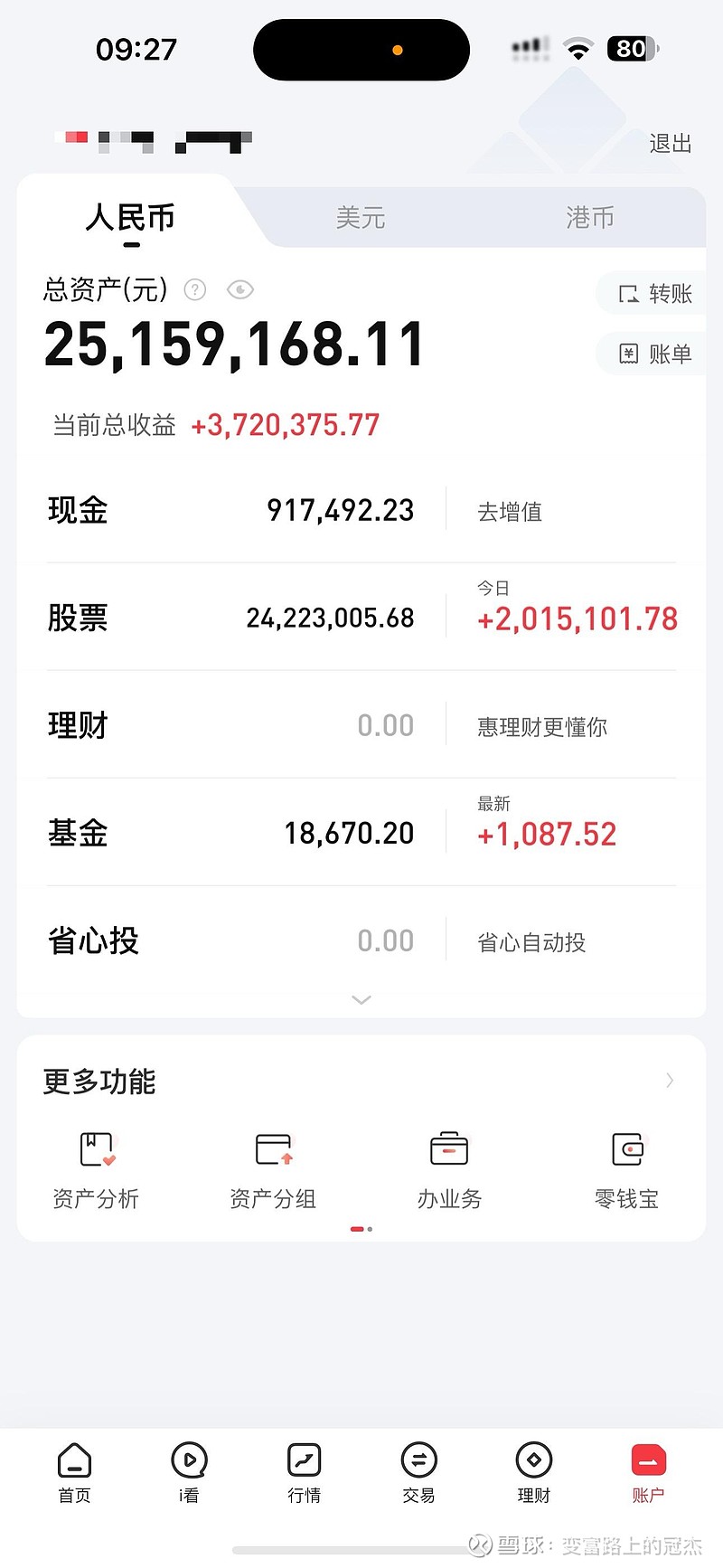 924 行情一周年：你成了别人口中的“老登”吗？ 朋友们，国庆 假期好！白驹过隙，转眼间距离去年那场波澜壮阔的“924行情”已整整一年。我还清晰地记得，当时A股连续数日千股...