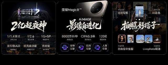 2亿超夜神 AI自进化，荣耀Magic8系列正式发布，售价4499元起-锋巢网