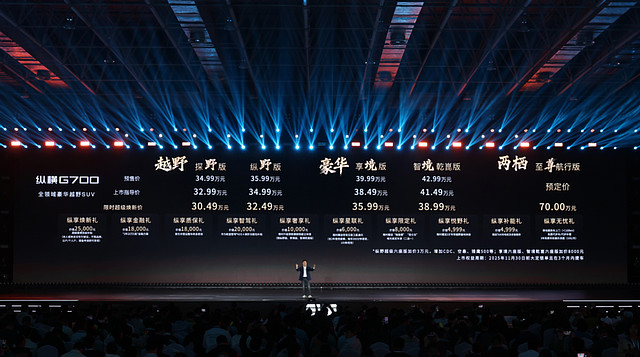 中国豪华越野破局之作：纵横G700硬核技术对标百万级豪车-锋巢网