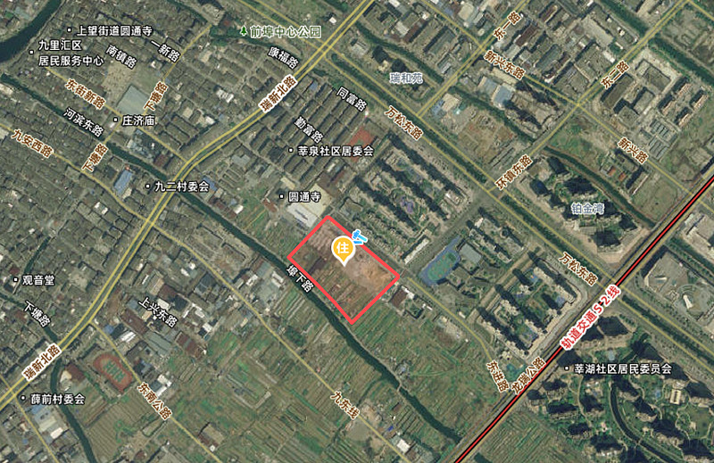 瑞安市莘塍中单元(0577-ra-bh-05)10-14地块,位于莘塍街道,上望街道