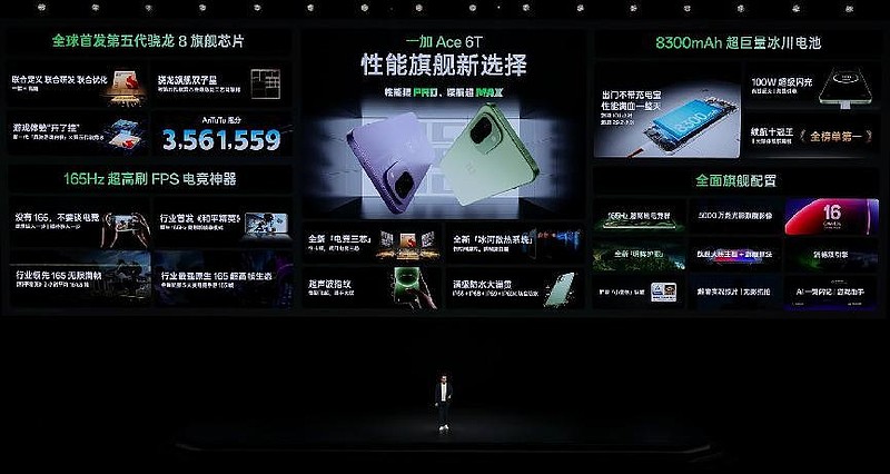 同档唯一165无限满帧体验，一加 Ace 6T首销到手价2399元起-锋巢网