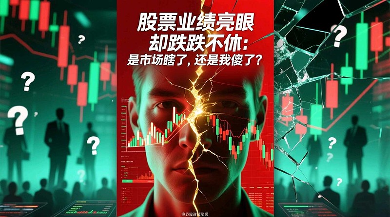 股票业绩亮眼却跌跌不休：是市场瞎了，还是我傻了？ 本文原发布于长生投资公众号你打开股票软件，看到持仓公司刚发布的财报：营收增长、利润翻倍、现金 ...