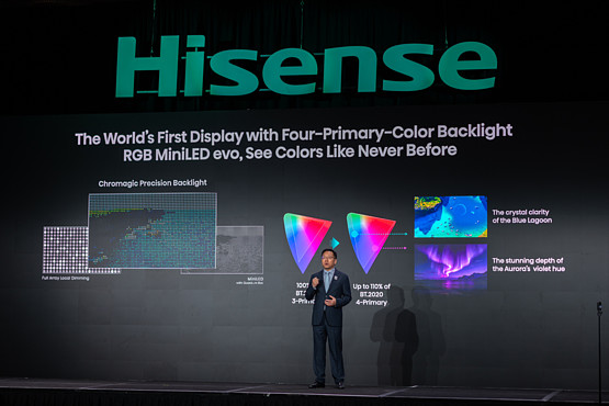 海信CES发布全新一代RGB-Mini LED，全球首创玲珑4芯真彩背光-锋巢网