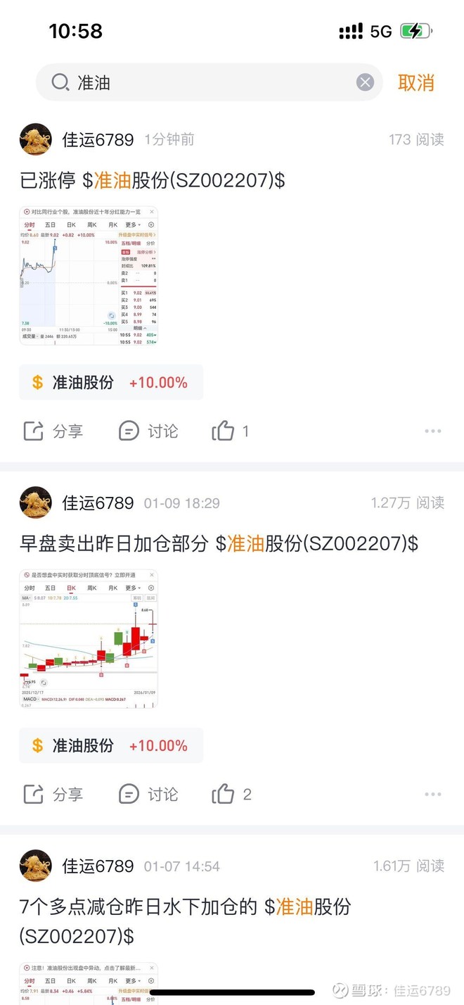 准油股份(SZ002207)股票股价_股价行情_讨论_资讯_财报_数据报告- 雪球