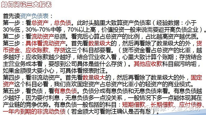 怎么阅读财报 下面是菜哥自创的初步阅读一家公司财报的方法,帮助我们10分钟内去大体了解公司。 - 雪球