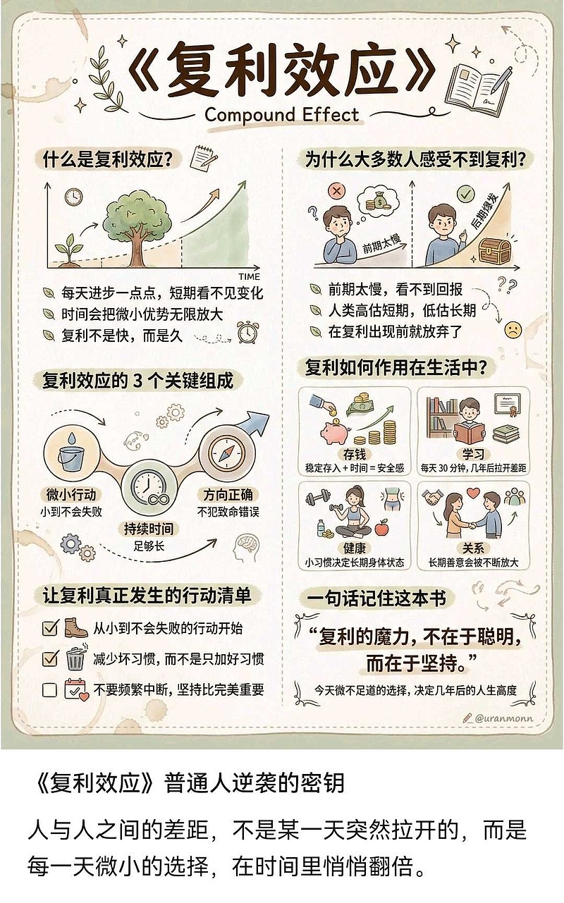 《复利效应》普通人逆袭的密钥 《复利效应》普通人逆袭的密钥 - 雪球
