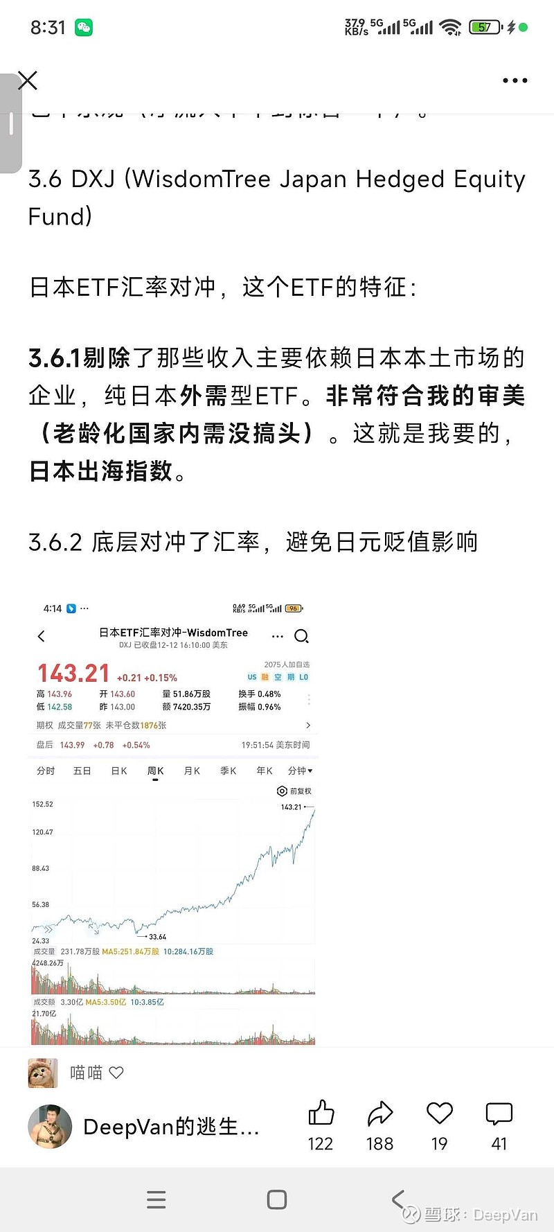 $日本ETF汇率对冲-WisdomTree(DXJ)$之前写的。 - 雪球