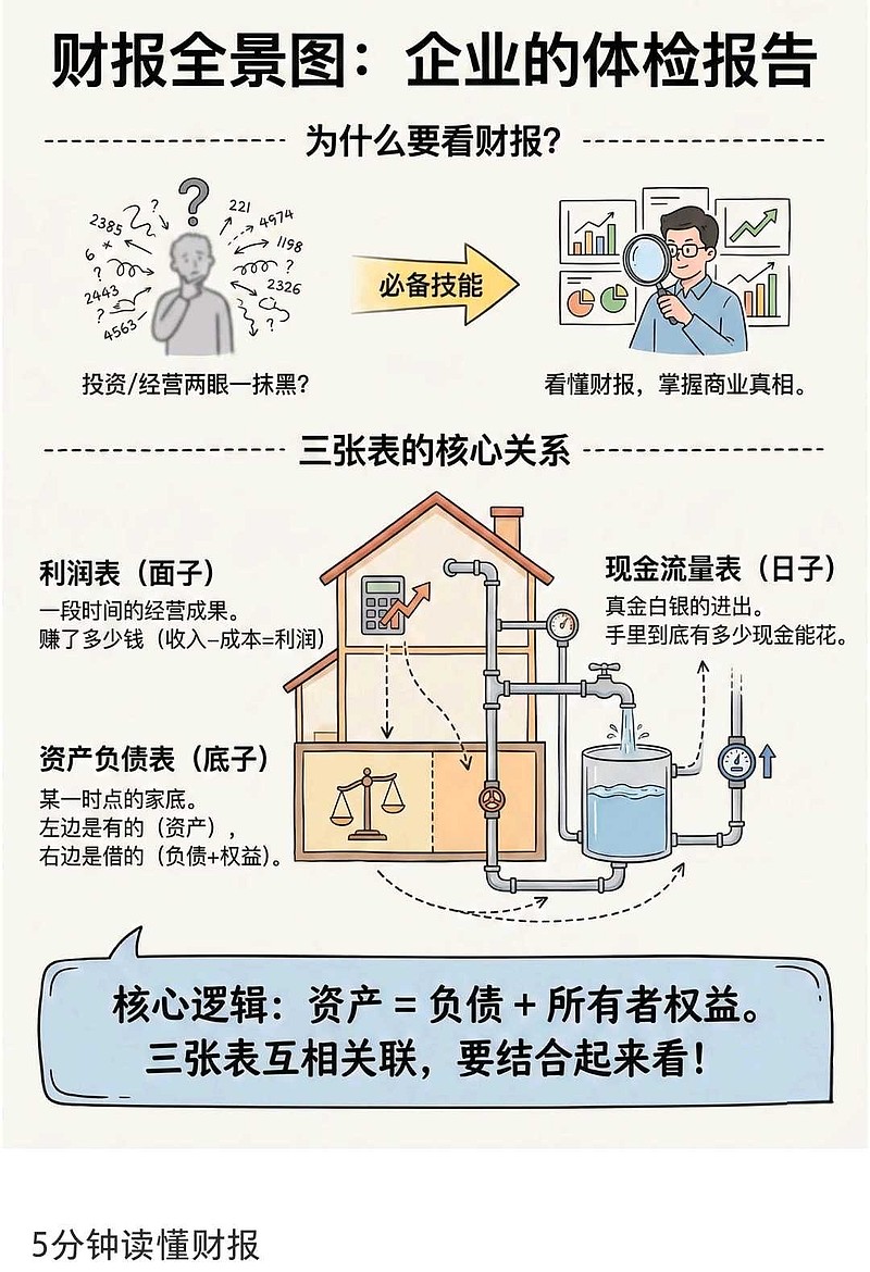 5分钟读懂财报 5分钟读懂财报网页链接 - 雪球