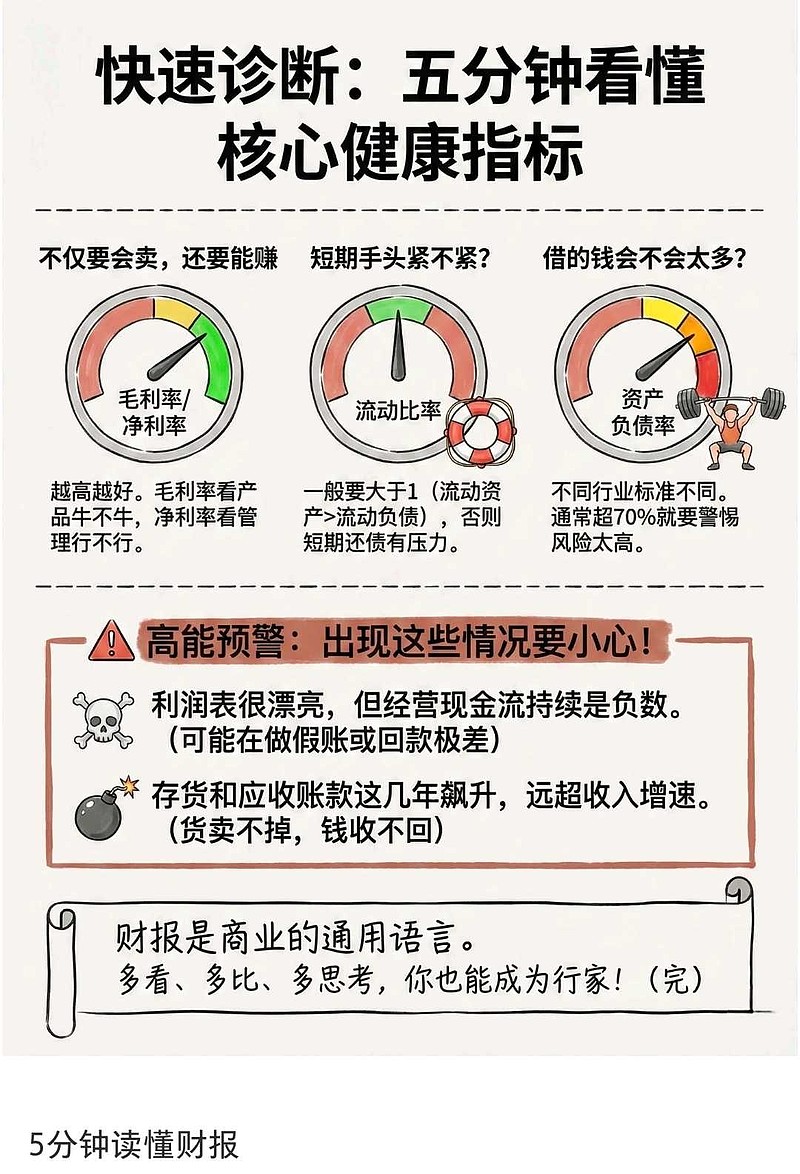 5分钟读懂财报 5分钟读懂财报网页链接 - 雪球