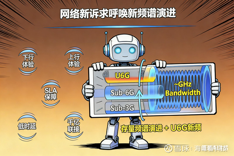 MWC2026复盘：大火的U6GHz到底是什么？ 文/海峰看科技MWC2026巴塞罗那现场，U6G（Upper 6GHz，6425MHz ...
