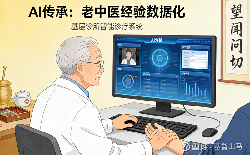 准确率追平主治!AI中医下沉基层,60%诊疗替代空间 望闻问切,本是医者指尖的修行。如今,AI正将其固化为可复制的数据逻辑。这不是替代,是传承 ...