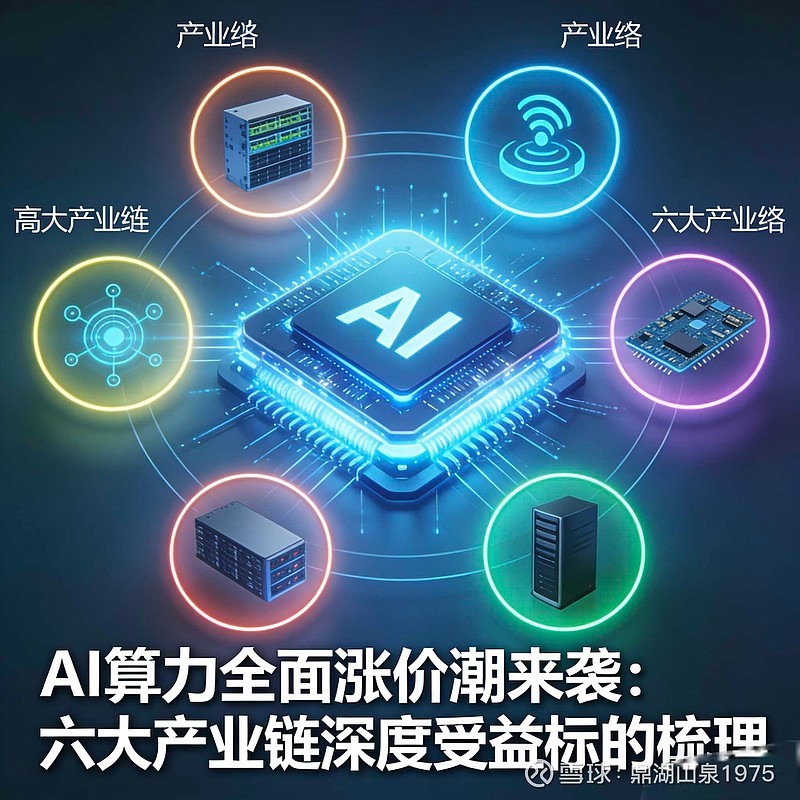 AI算力全面涨价潮来袭:六大产业链深度受益标的梳理 AI算力全面涨价潮来袭:六大产业链深度受益标的梳理一、AI算力涨价潮全面扩散,行业进入 ...