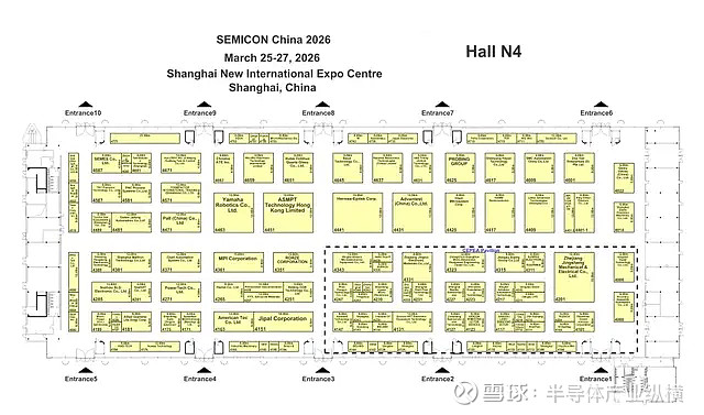 下周!SEMICON China 2026即将开幕,超全展位图来了 3月25日-27日,第33届SEMICON China在上海新国际博览中心 ...