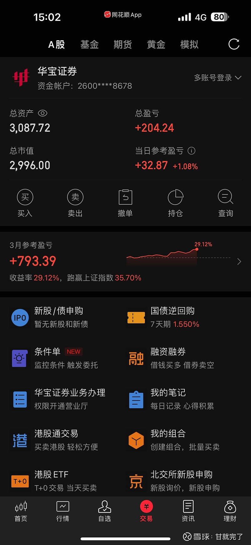 3000RMB投机第26天!(已提现517.42) 今天继续提现33.66个豆子!这票真是做过山车。。玩的就是刺激!买点属于刀口舔血了,希望 ...