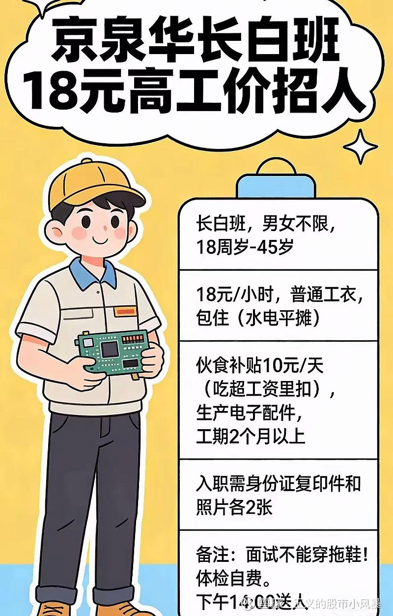 京泉华 2026 年 Q1 订单与产能推测 1. 源头信号:2025 年 12 月 —— 订单启动,持续加班的起点 证据: 3 月 13 日 ...