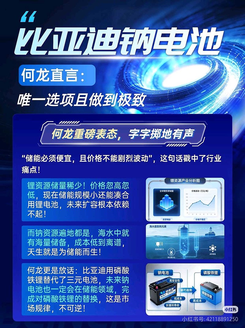 BYD钠电储能系统 根据最新的行业信息, 比亚迪 的聚阴离子钠电储能系统已进入规模化商用阶段,其核心是 “聚阴离子正极材料(如NFPP ...
