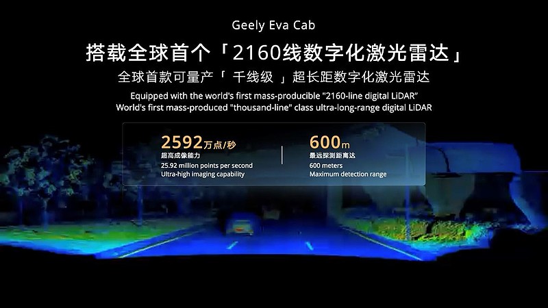 吉利汽车集团发布中国首款原生开发「Robotaxi」原型车Eva Cab-锋巢网