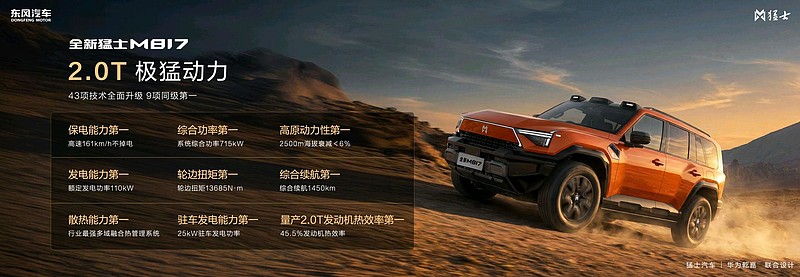 37万起正式预售！即刻下订全新猛士M817，尊享四重预售豪华权益！-锋巢网