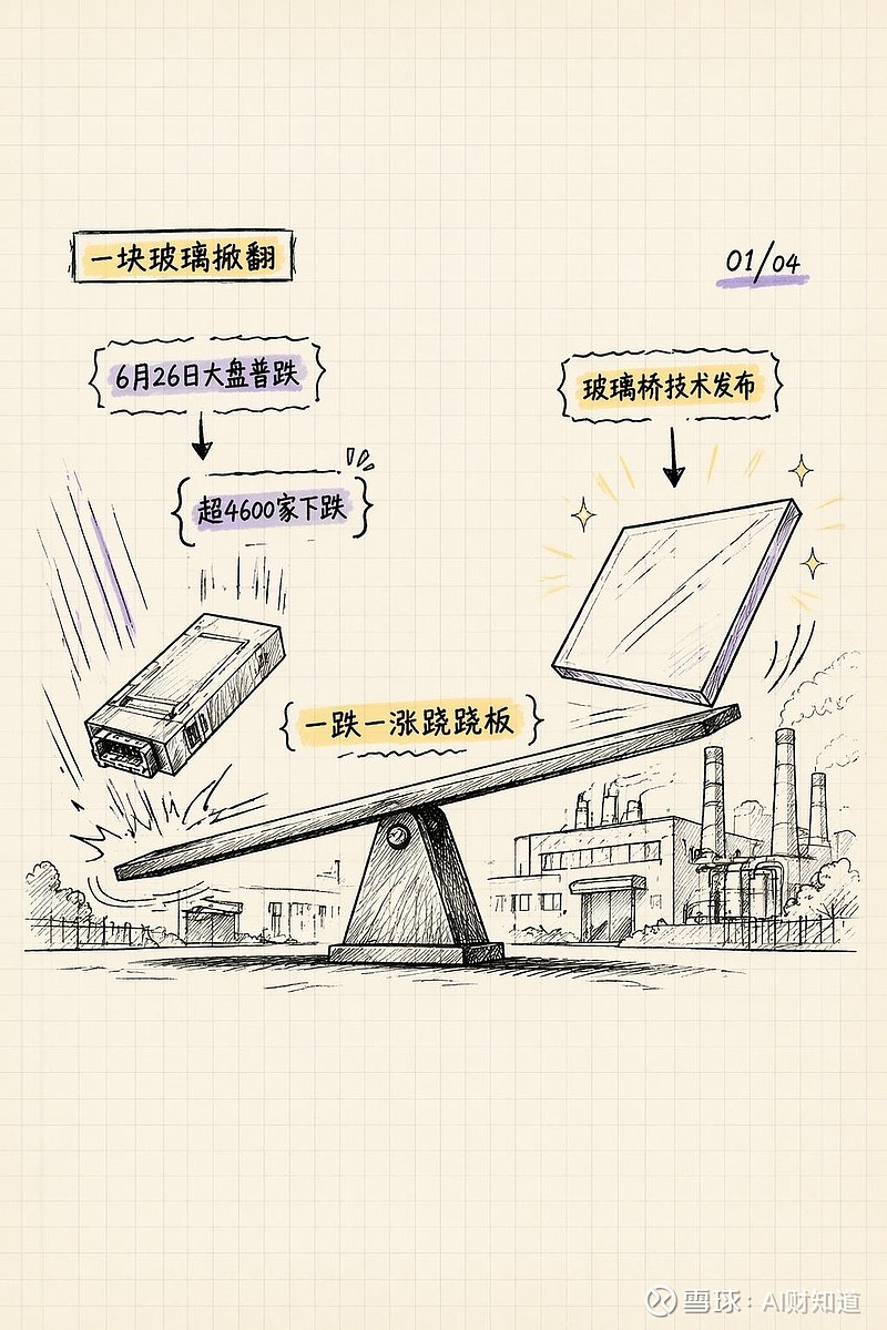 一块玻璃为什么能砸崩光模块股?拆解康宁Glass Bridge引发的跷跷板 【一块玻璃,掀翻了一条产业链】2026年6月26日,A股在连日高位 ...