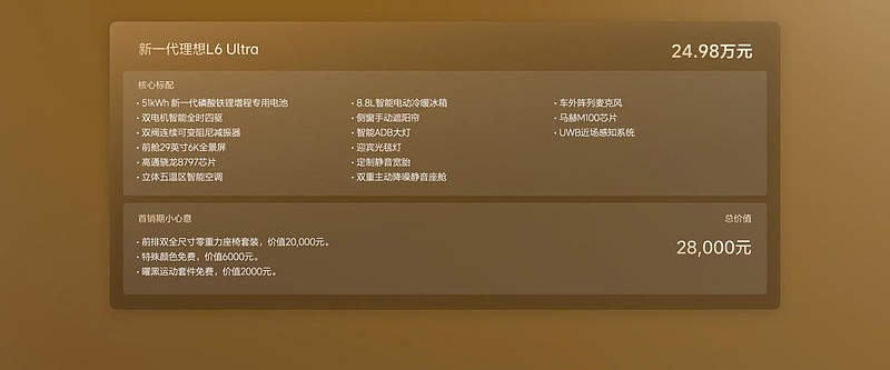 新一代理想L6正式发布,全国统一零售价24.98万元-锋巢网