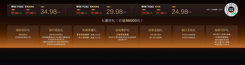 泰钽700焕新价24.98万起!树立华系智能豪华越野新标杆-锋巢网